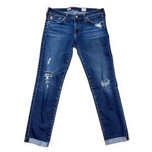 AG Adriano Goldschmied Stilt Roll-Up Cigarette Jeans | Size 29R